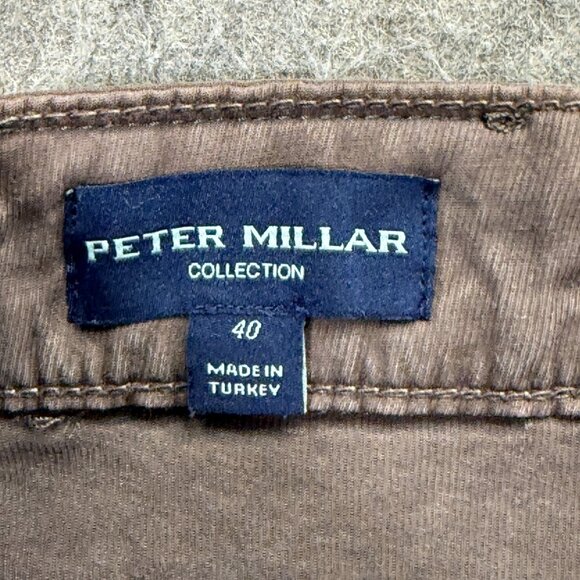 Peter Millar Collection Wayfare 5-Pocket Pants Men 38* x 32 Brown - Picture 4 of 16